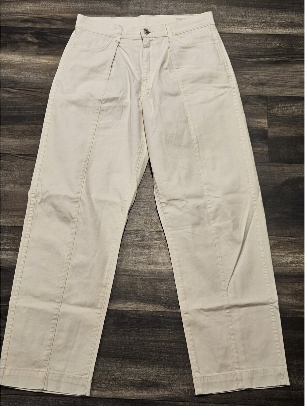 AYR Pants Women's Size 28 The Recess High Rise Stretch Twill Pleated